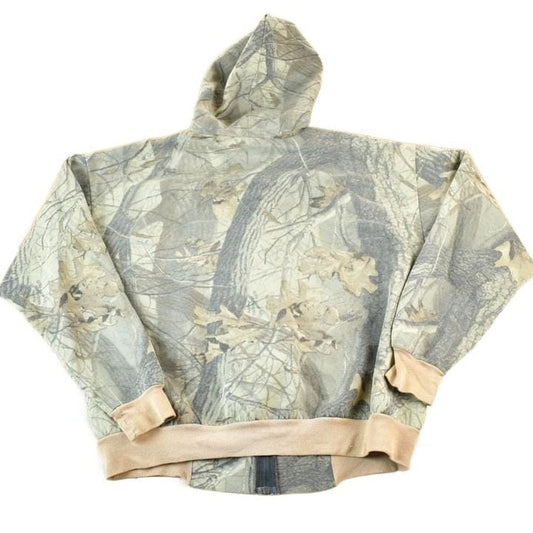 Vintage 1990s Realtree Camo Outdoorsman Hoodie Sweatshirt Mens L from propervintagecanada
