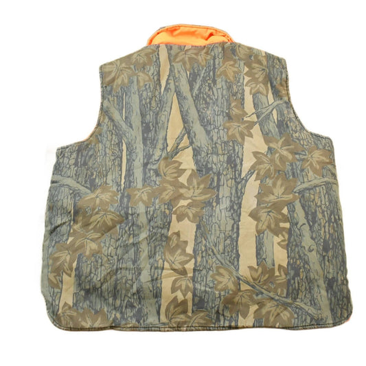 Vintage 1990s Realtree Camo Puffer Vest Jacket Men's XL from propervintagecanada