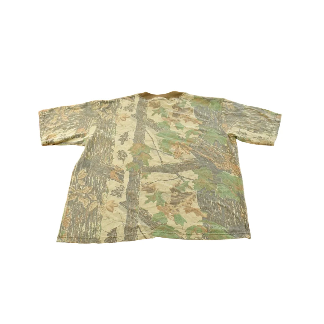 Vintage 1990s RealTree Camo T-Shirt Men's L from propervintagecanada