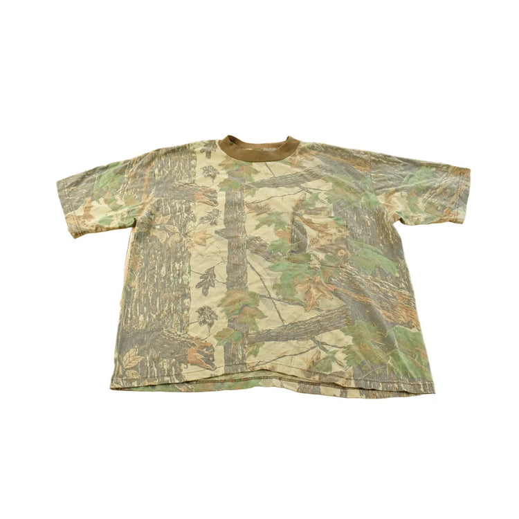 Vintage 1990s RealTree Camo T-Shirt Men's L from propervintagecanada