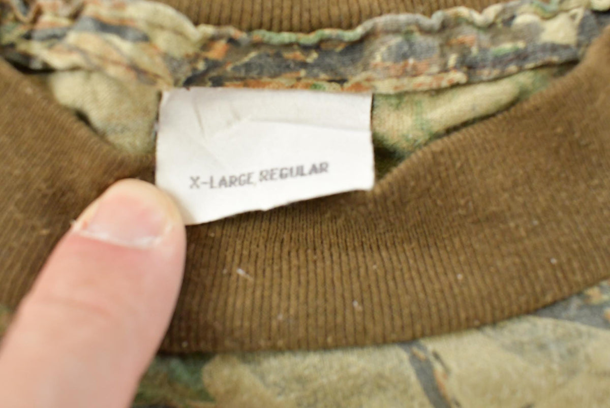 Vintage 1990s RealTree Camo T-Shirt Men's L from propervintagecanada