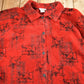 Vintage 1990s Red Cardinal Theme Fleece Sweater Men's XL from propervintagecanada