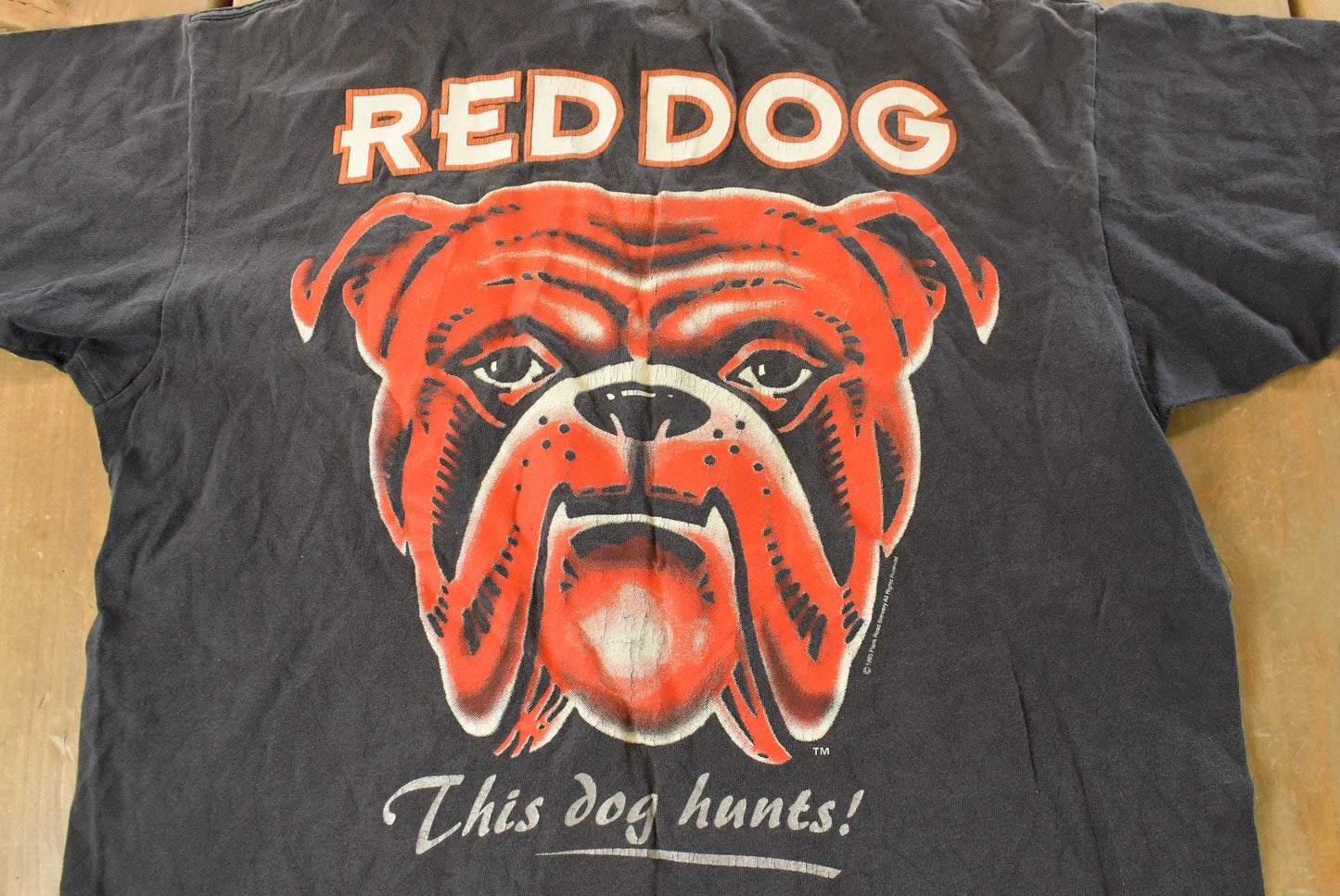 Vintage 1990s Red Dog Beer Graphic T-Shirt Men's Large / Graphic / 90s / Streetwear / Retro Style / Single Stitch / Made In USA from propervintagecanada