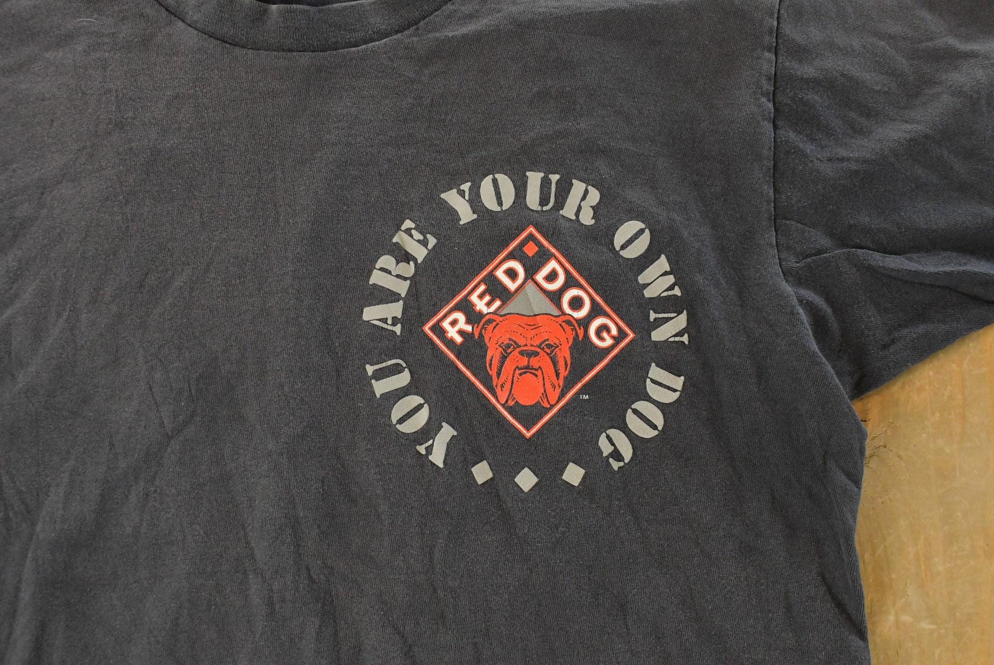 Vintage 1990s Red Dog Beer Graphic T-Shirt Men's Large / Graphic / 90s / Streetwear / Retro Style / Single Stitch / Made In USA from propervintagecanada