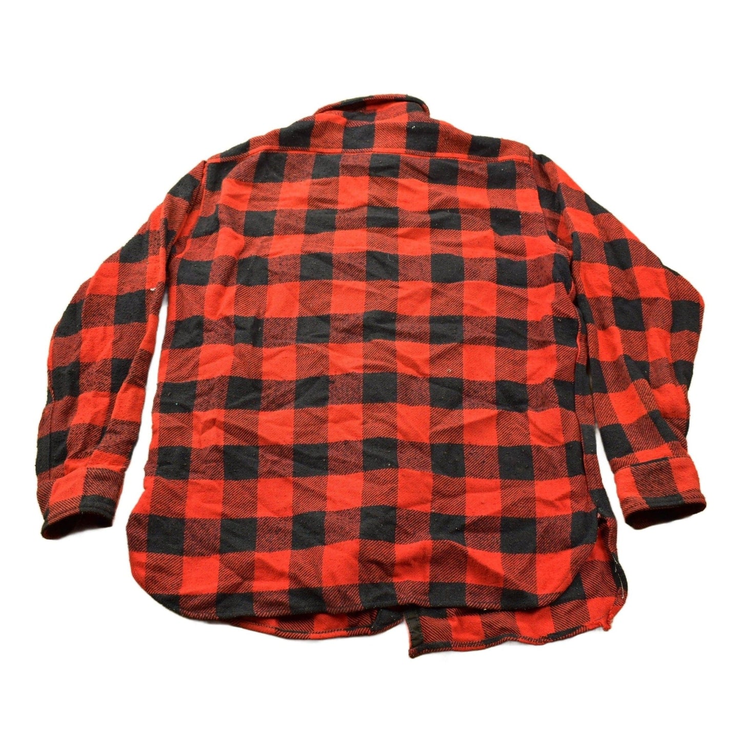 Vintage 1990s Red Plaid Flannel Button Up Shirt Men's Large from propervintagecanada