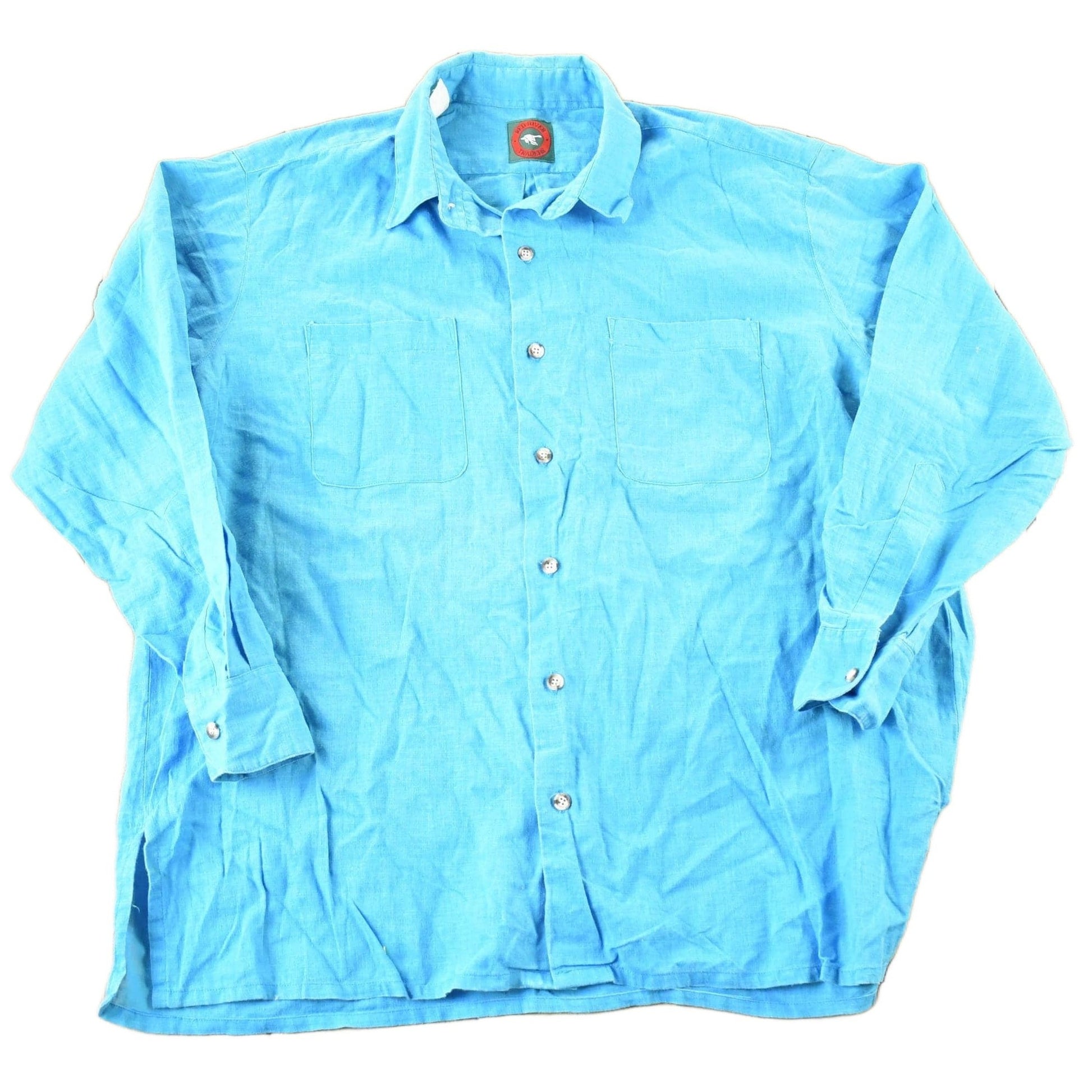 Vintage 1990s Red River Traders Button Up Shirt Mens L from propervintagecanada