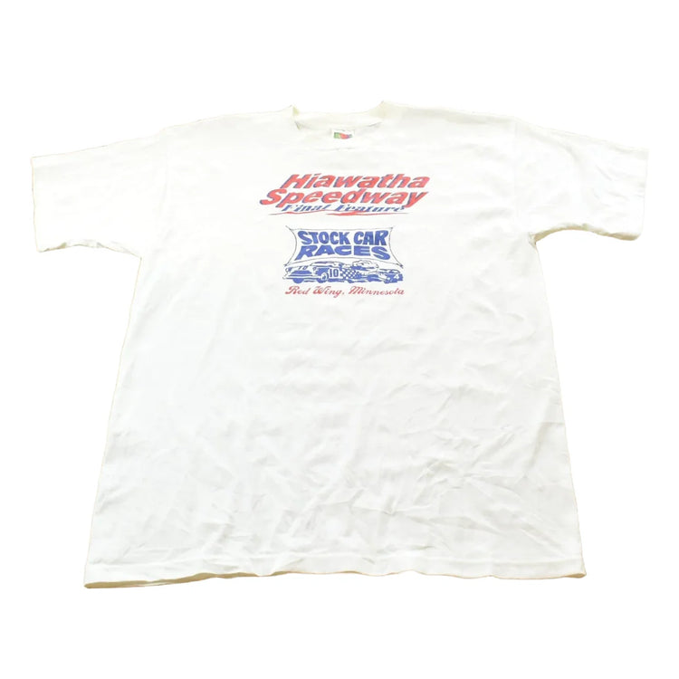 Vintage 1990s Red Wing Minnesota Stock Car Races T-Shirt Men's Large from propervintagecanada
