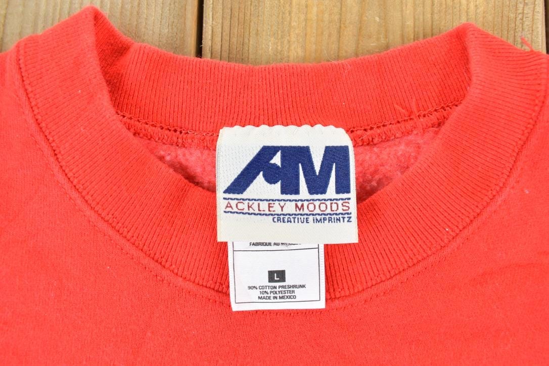 Vintage 1990s Redhawks Baseball Souvenir Crewneck Sweatshirt Men's Large from propervintagecanada