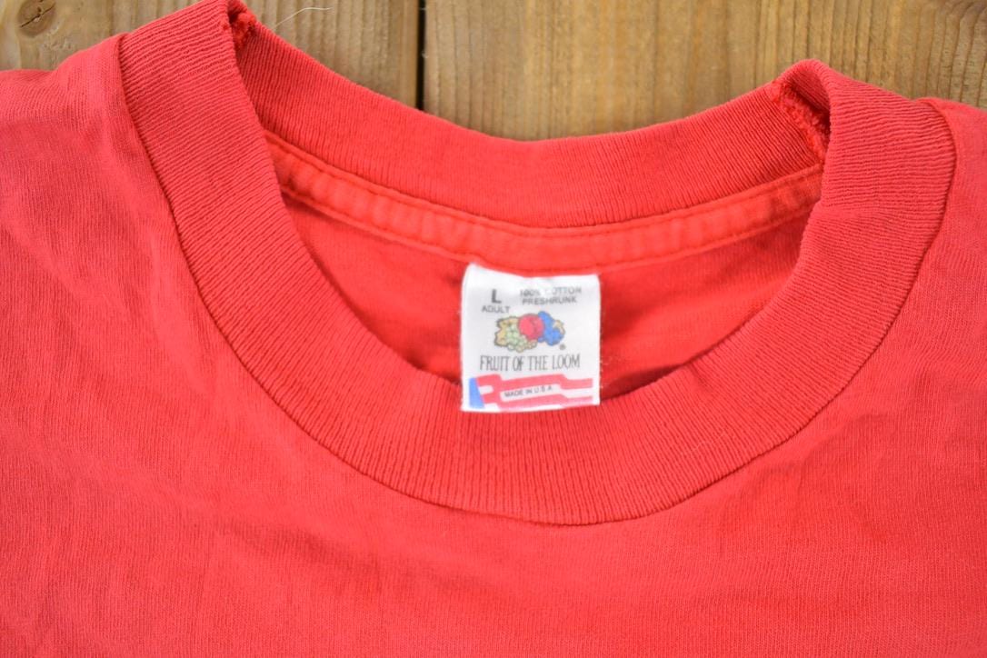 Vintage 1990s Redhawks MLB Graphic T-Shirt Men's Large from propervintagecanada