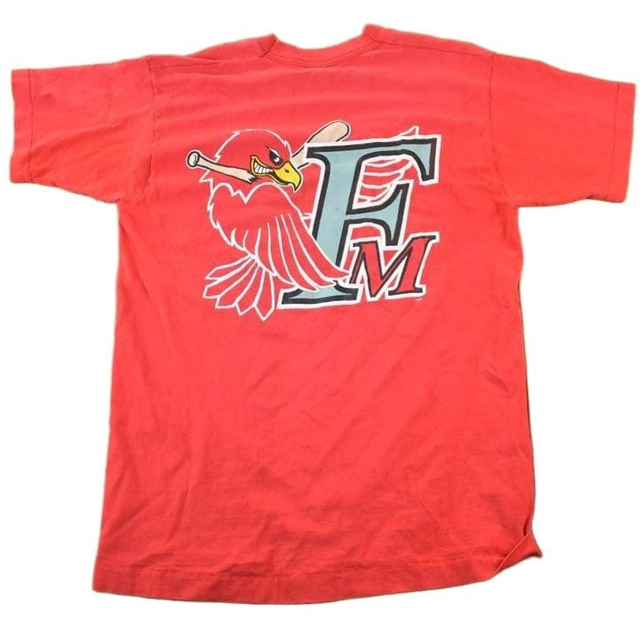 Vintage 1990s Redhawks MLB Graphic T-Shirt Men's Large from propervintagecanada
