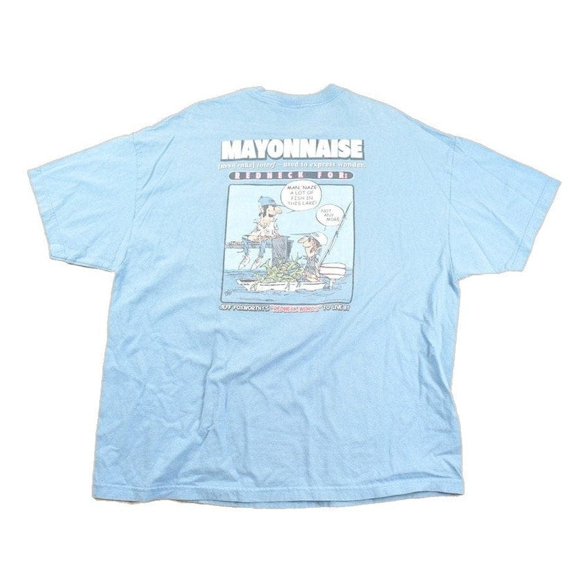 Vintage 1990s Redneck Words To Live By Mayonnaise Graphic T Shirt Men's 2XL from propervintagecanada