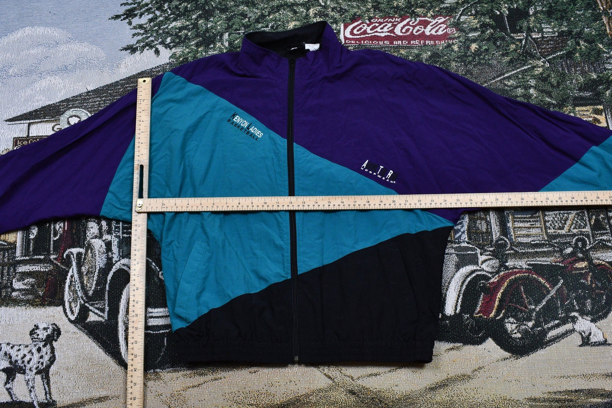 Vintage 1990s Reebok Above The Rim Full Zip Windbreaker Men's XL from propervintagecanada