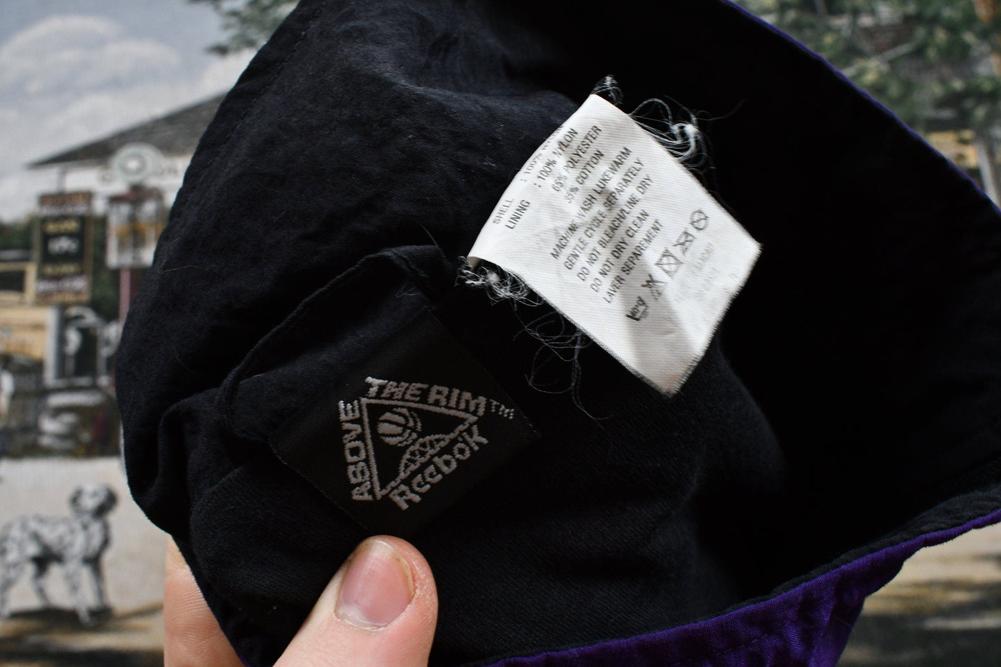 Vintage 1990s Reebok Above The Rim Full Zip Windbreaker Men's XL from propervintagecanada