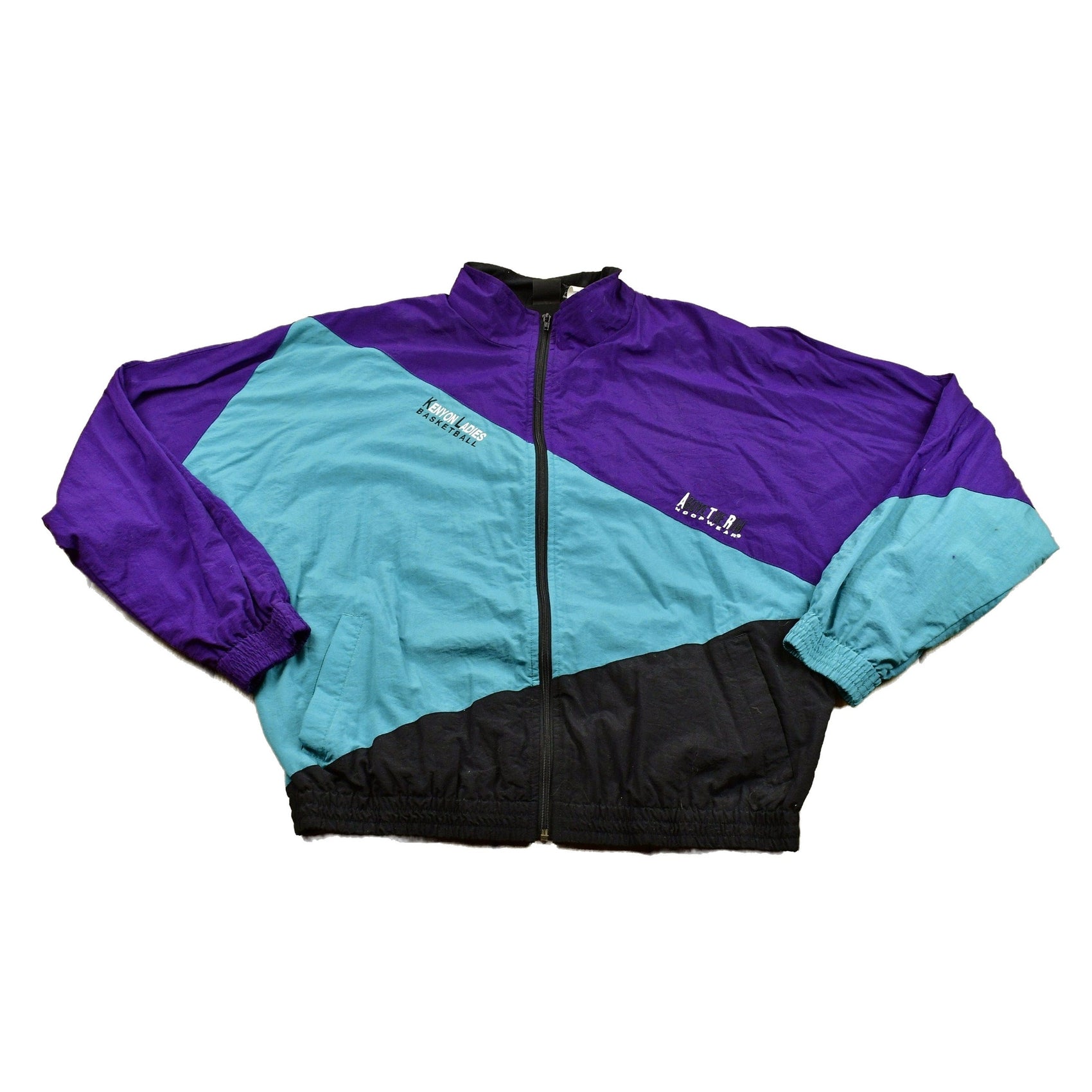 Vintage 1990s Reebok Above The Rim Full Zip Windbreaker Men's XL from propervintagecanada