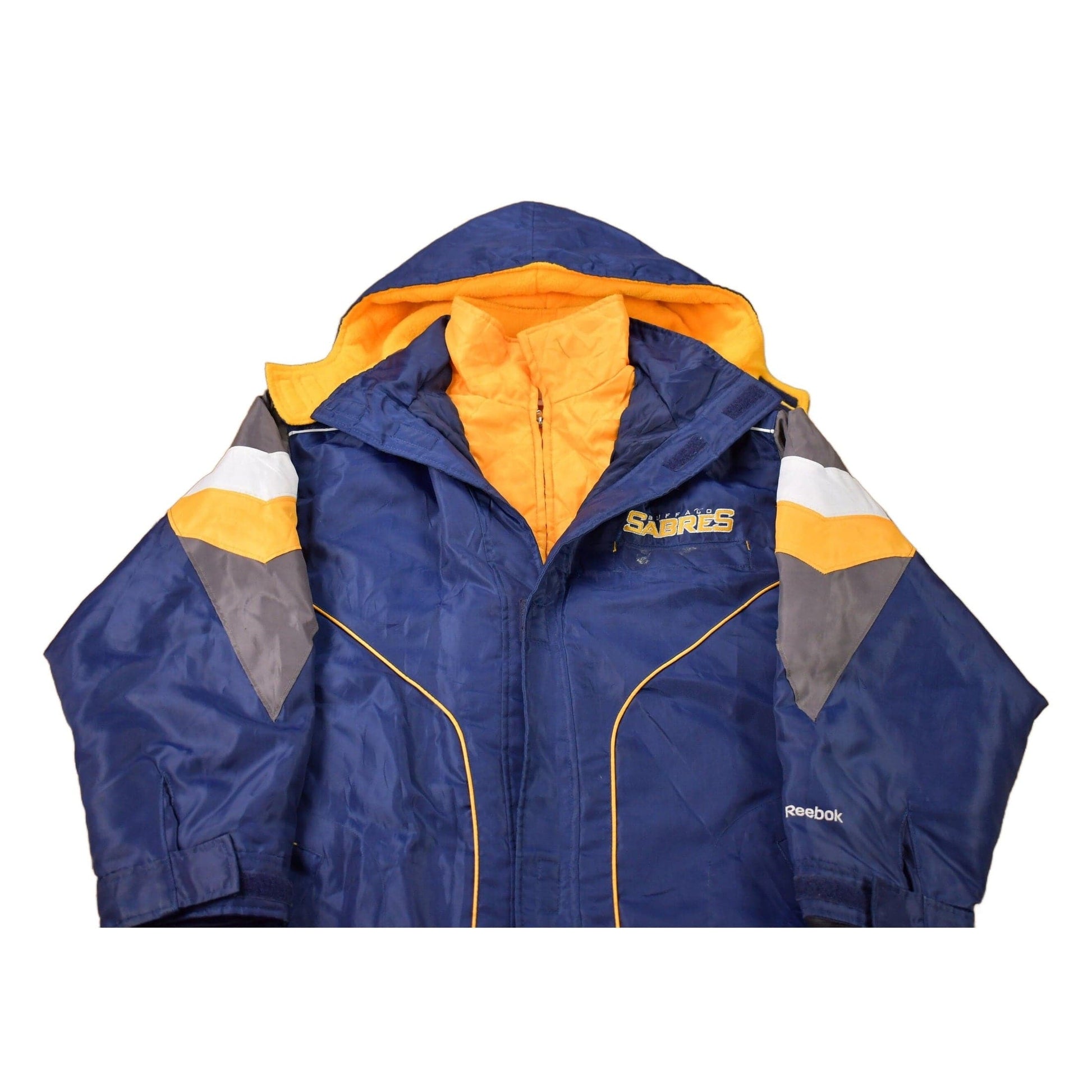 Vintage 1990s Reebok Buffalo Sabres NHL Winter Jacket Men's XL from propervintagecanada