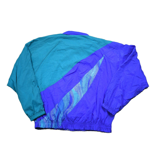 Vintage 1990s Reebok Color Block Windbreaker Men's Medium from propervintagecanada