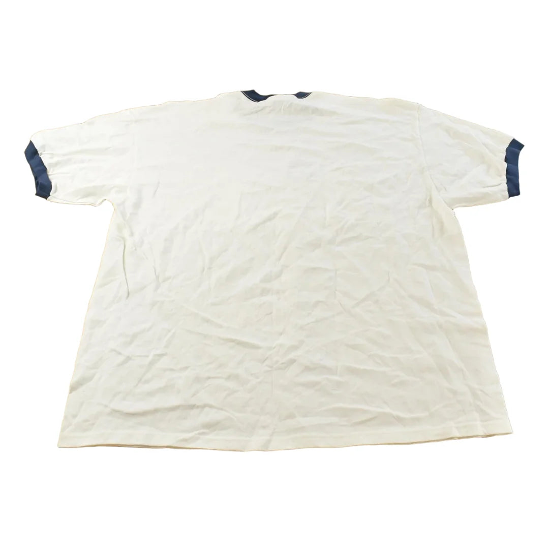 Vintage 1990s Reebok Logo Ringer Graphic T Shirt Mens XL from propervintagecanada