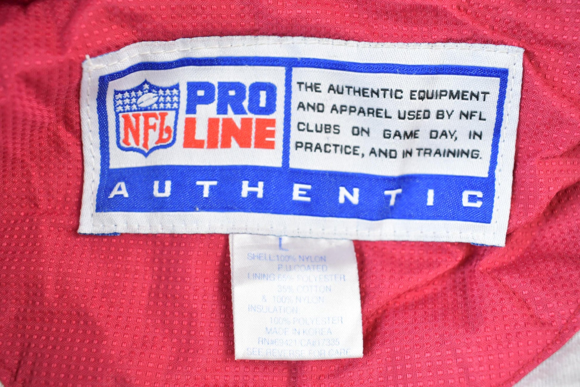 Vintage 1990s Reebok San Francisco 49ers NFL Zip Up Windbreaker Jacket Men's XL from propervintagecanada