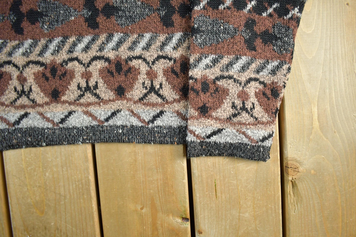 Vintage 1990s Reflections Knit Turtleneck Sweater Women's XL from propervintagecanada