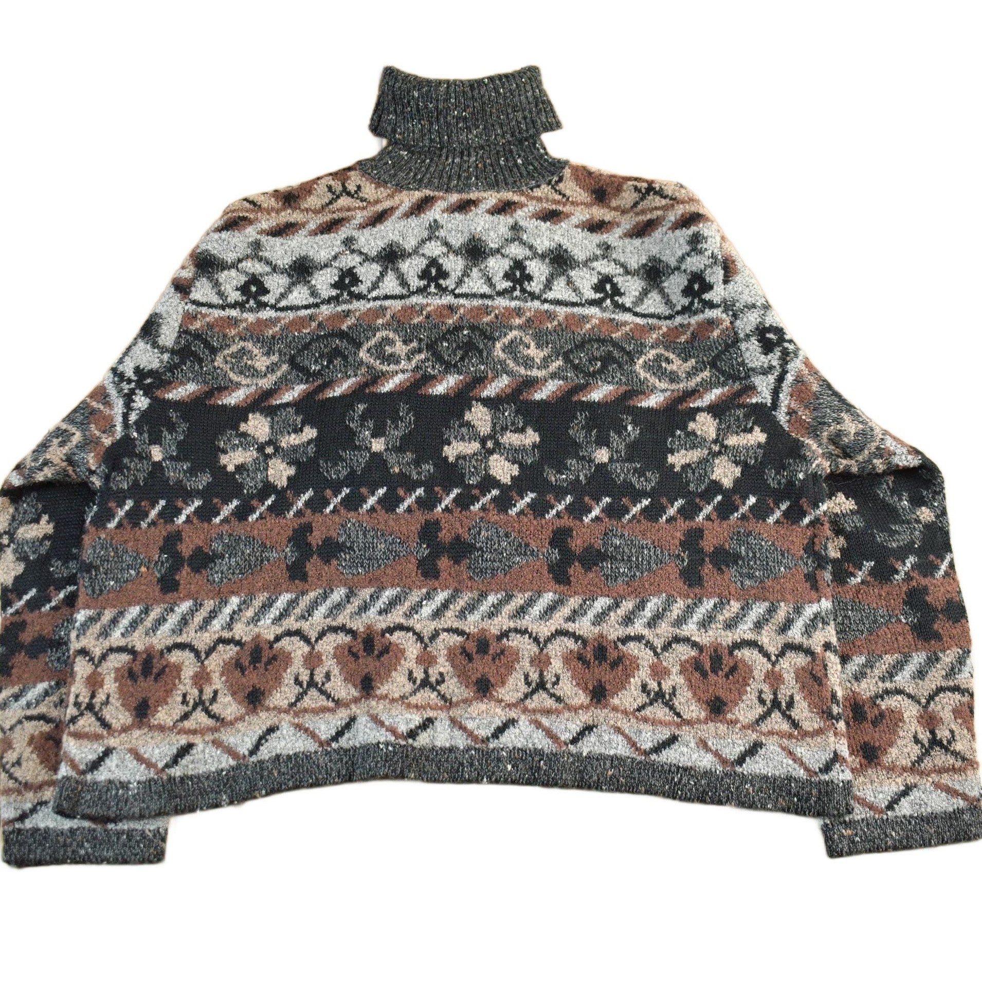 Vintage 1990s Reflections Knit Turtleneck Sweater Women's XL from propervintagecanada