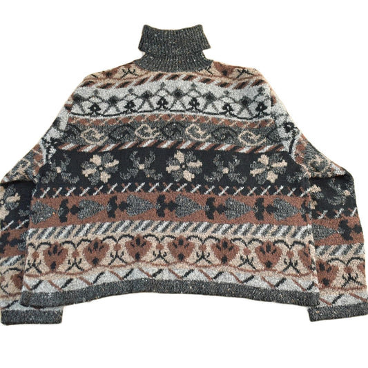 Vintage 1990s Reflections Knit Turtleneck Sweater Women's XL from propervintagecanada