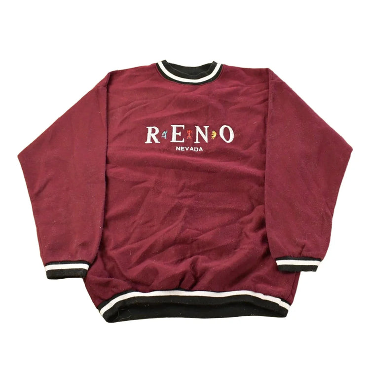 Vintage 1990s Reno Nevada Crewneck Sweatshirt Men's Medium from propervintagecanada
