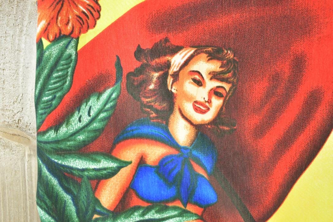 Vintage 1990s Reservoir Hawaiian AOP Button Up Shirt Mens L from propervintagecanada