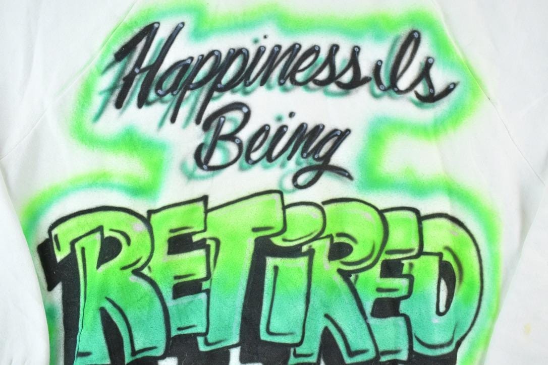 Vintage 1990s Retired Souvenir Crewneck Sweatshirt Men's XL from propervintagecanada