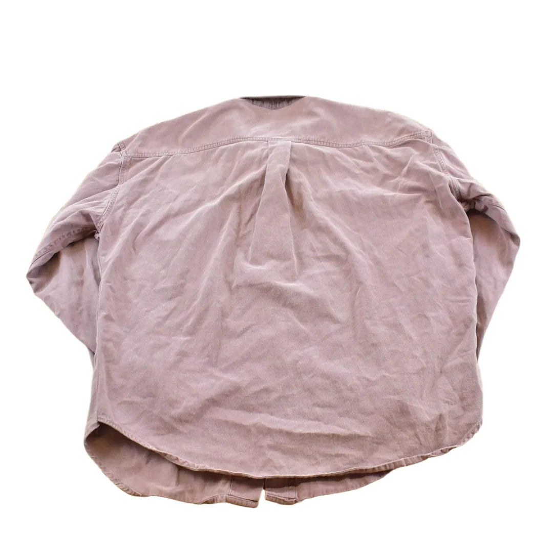Vintage 1990s Reverse Button Up Shirt Women's 2XL from propervintagecanada