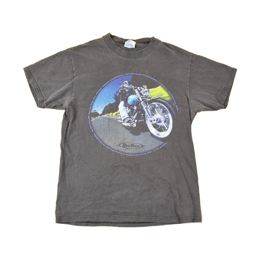 Vintage 1990s Revtech Custom Chrome Bald Eagle Motorcycle Souvenir T-Shirt Men's M from propervintagecanada