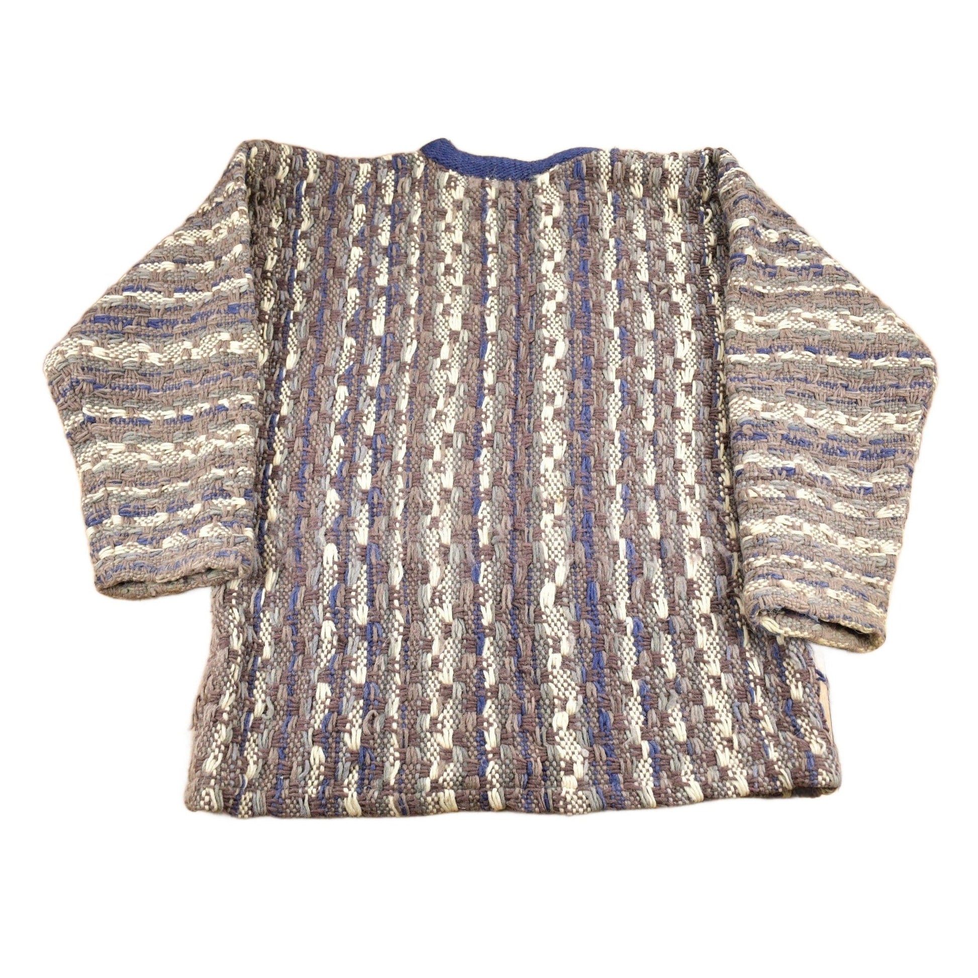 Vintage 1990s Rey Wear 100% Wool Oversized Knitted Crewneck Sweater Men's 3XL from propervintagecanada