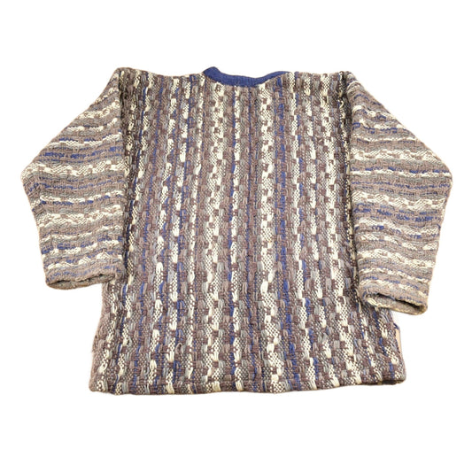 Vintage 1990s Rey Wear 100% Wool Oversized Knitted Crewneck Sweater Men's 3XL from propervintagecanada