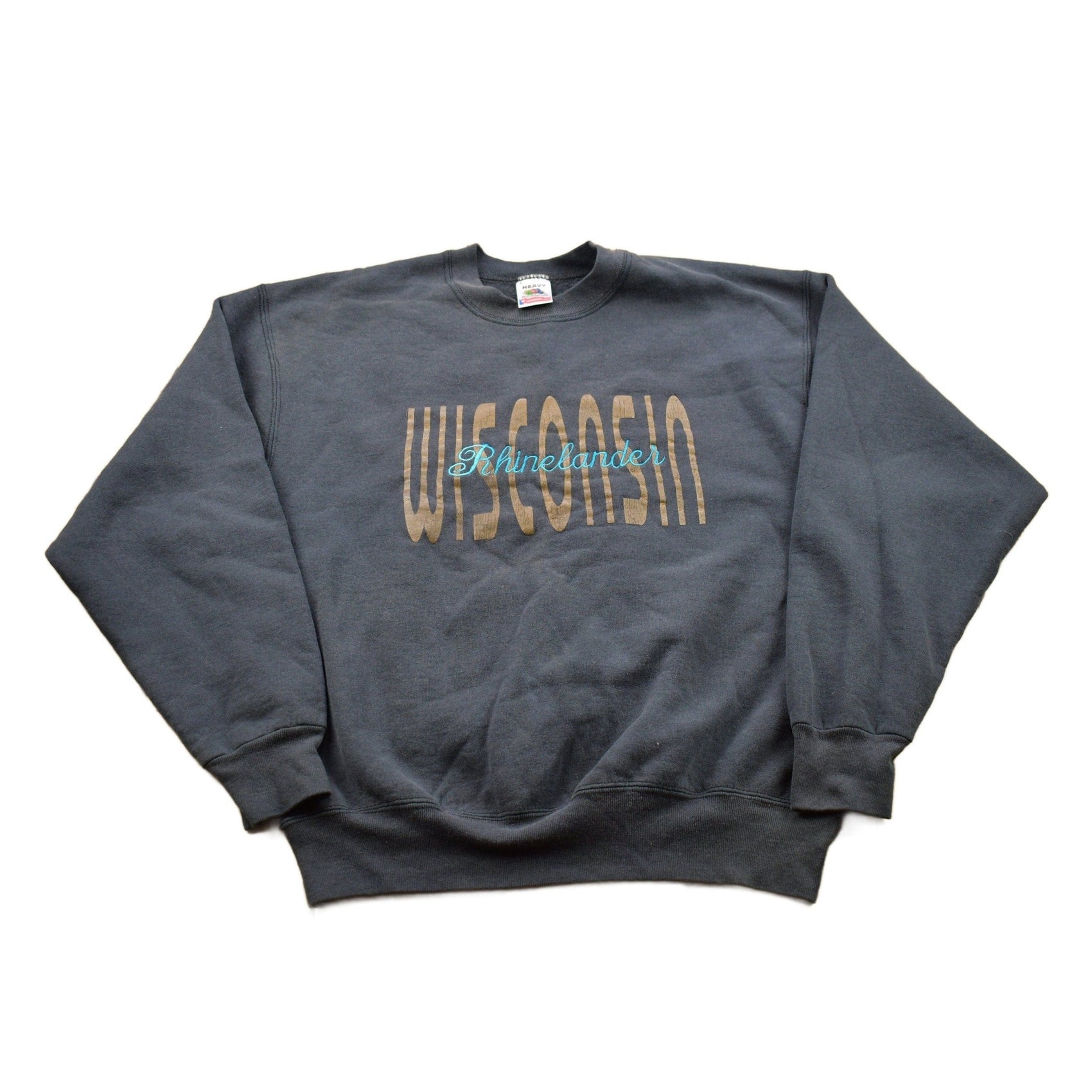 Vintage 1990s Rhinelander Wisconsin Crewneck Sweatshirt Men's M from propervintagecanada