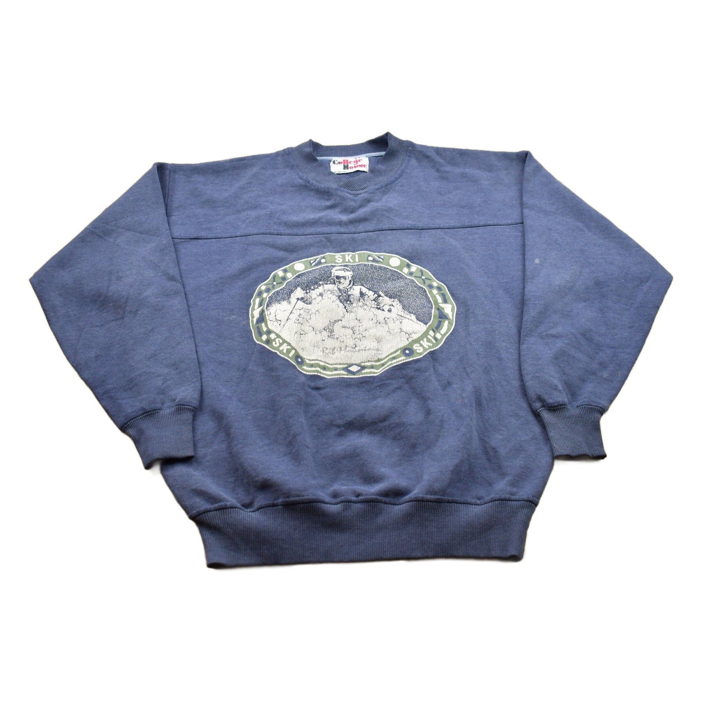 Vintage 1990s Rib Mountain Wisconsin Skiing Crewneck Sweatshirt Men's Medium from propervintagecanada