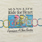 Vintage 1990s Ride for Heart Cycling Souvenir Travel T-Shirt Men's XL from propervintagecanada