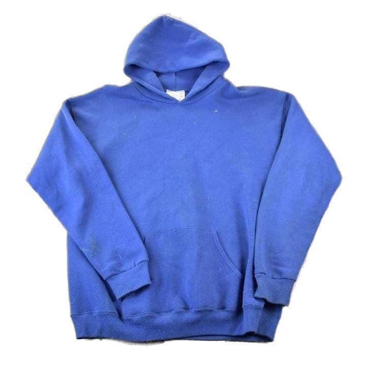 Vintage 1990s Riders Blank Hoodie Made In USA Men's XL from propervintagecanada