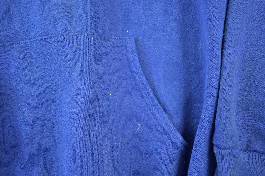 Vintage 1990s Riders Blank Hoodie Made In USA Men's XL from propervintagecanada