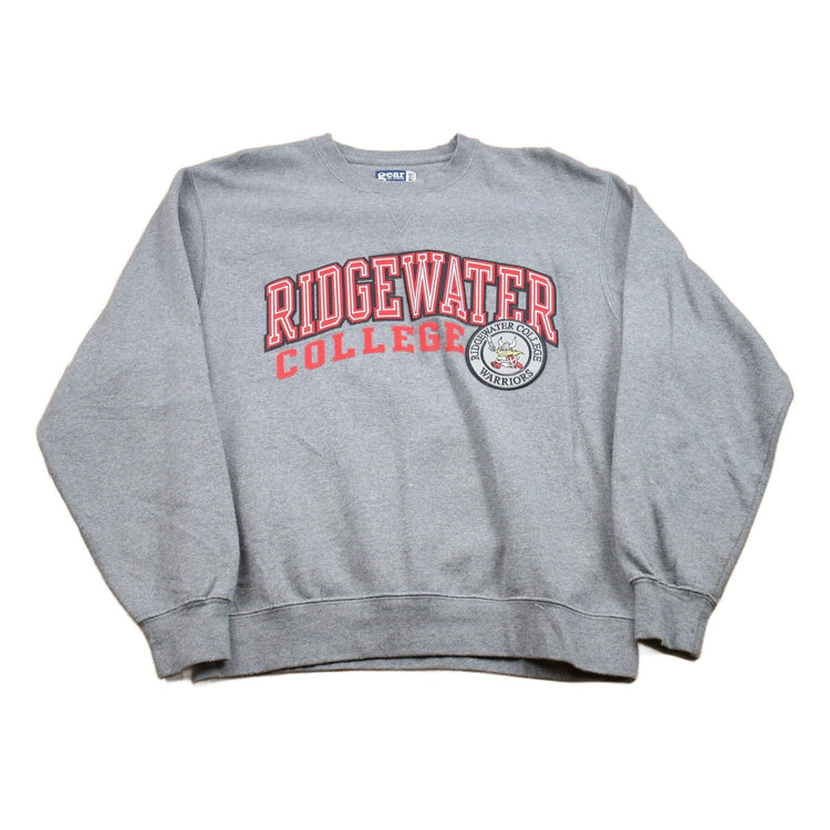 Vintage 1990s Ridge Water College Warriors Graphic Crewneck Men's Medium from propervintagecanada