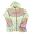 Vintage 1990s Rising International Heavy Cable Knit Patch Full Zip Hoodie Sweatshirt Women&