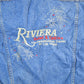 Vintage 1990s Riviera Casino Denim Jean Trucker Jacket Men's Small from propervintagecanada