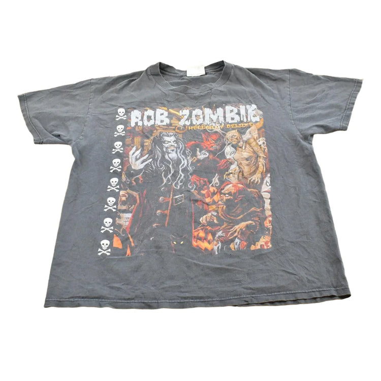 Vintage 1990s Rob Zombie Hellbilly Deluxe Band T-shirt Mens L from propervintagecanada