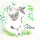 Vintage 1990s Robbie Airbrushed Kitty Souvenir Travel T-Shirt Women's M from propervintagecanada