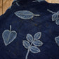 Vintage 1990s Robert Kitchen Leaves Theme All Over Print Fleece Sweater Men's Large from propervintagecanada