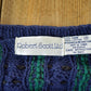 Vintage 1990s Robert Scott Knit Abstract Pattern Cardigan Sweater Womens M from propervintagecanada