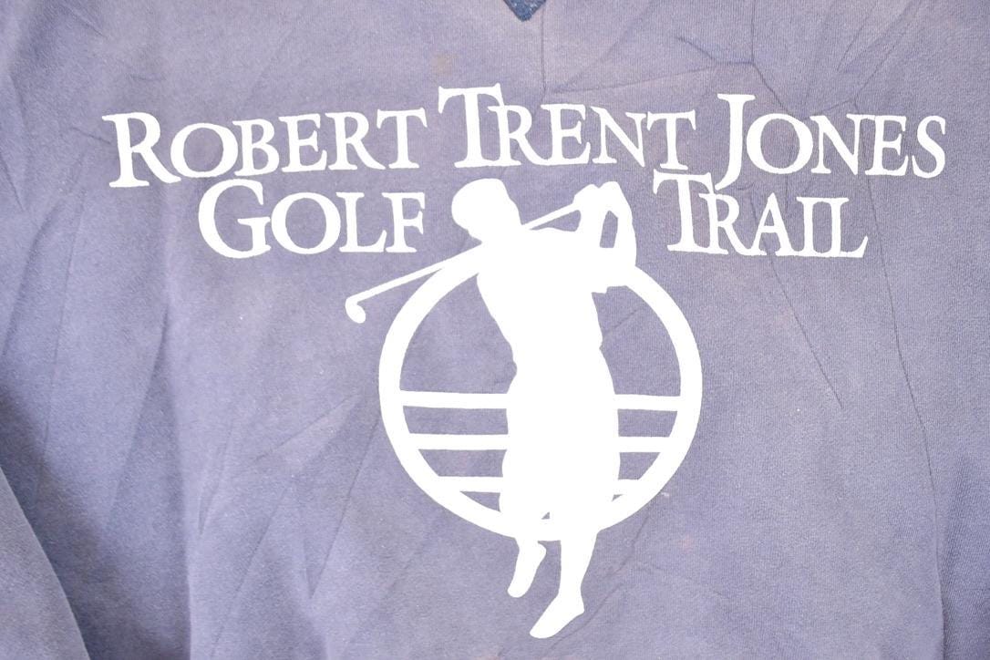 Vintage 1990s Robert Trent Jones Golf Trail Crewneck Sweatshirt Men's XL from propervintagecanada