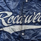 Vintage 1990s Rocawear Embroidered Snap Button Satin Bomber Jacket Men's Large from propervintagecanada