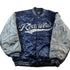Vintage 1990s Rocawear Embroidered Snap Button Satin Bomber Jacket Men&