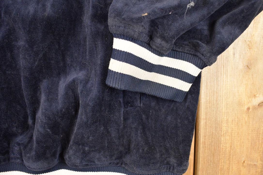 Vintage 1990s Rocawear Embroidered Velour Graphic Full Zip Sweatshirt Mens XXL from propervintagecanada