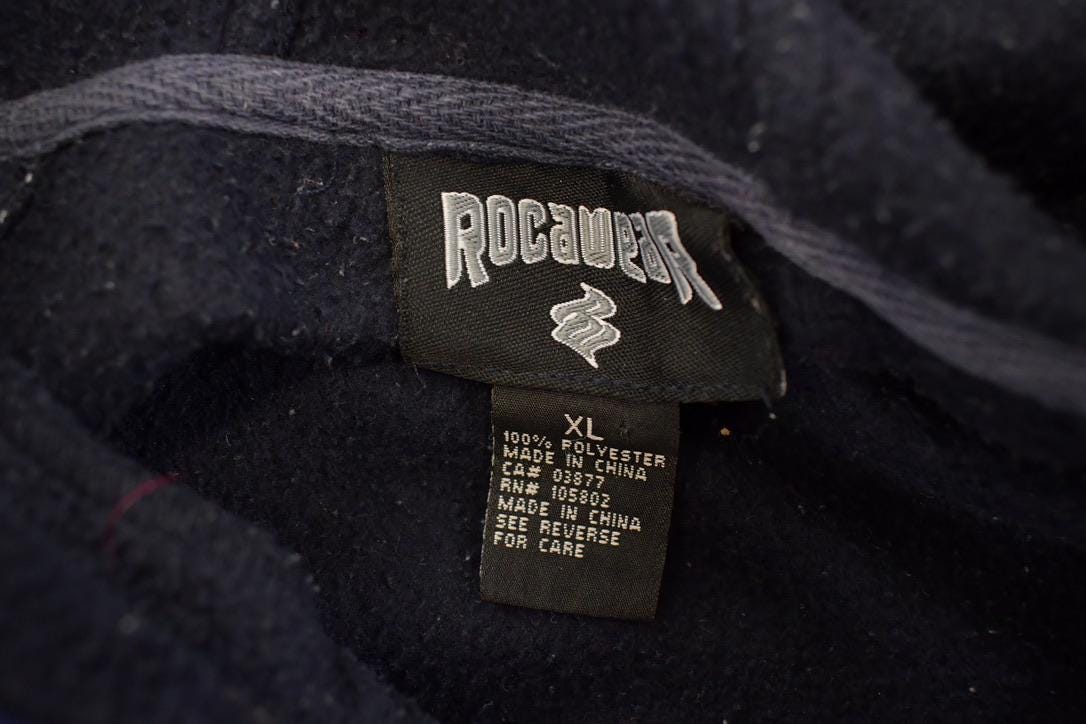 Vintage 1990s Rocawear Hip Hop Fleece Sweater Mens XL from propervintagecanada