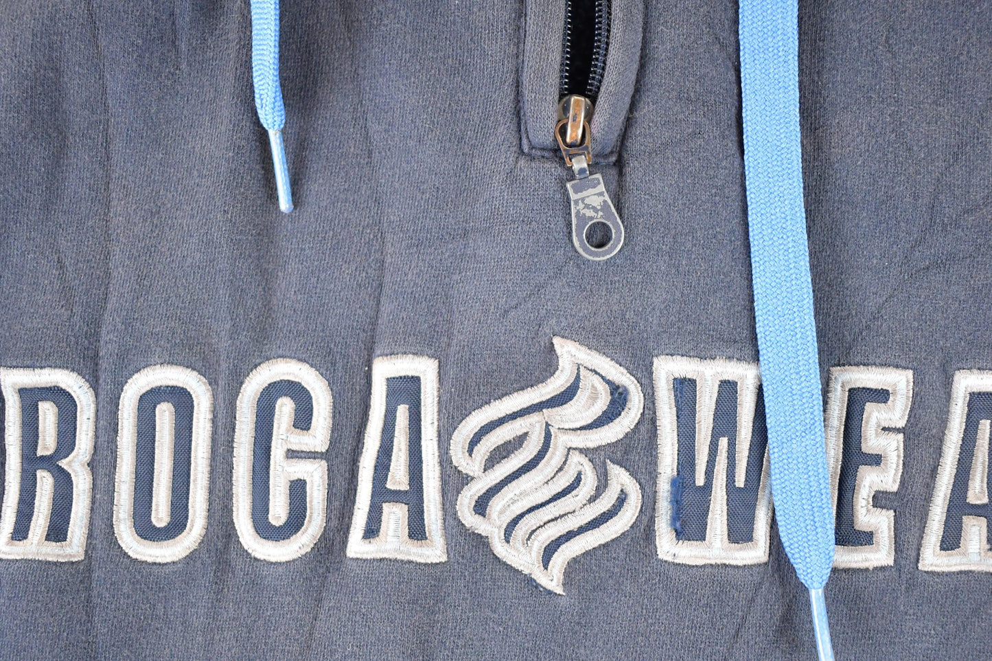 Vintage 1990s Rocawear Quarter Zip Hoodie Men's L from propervintagecanada